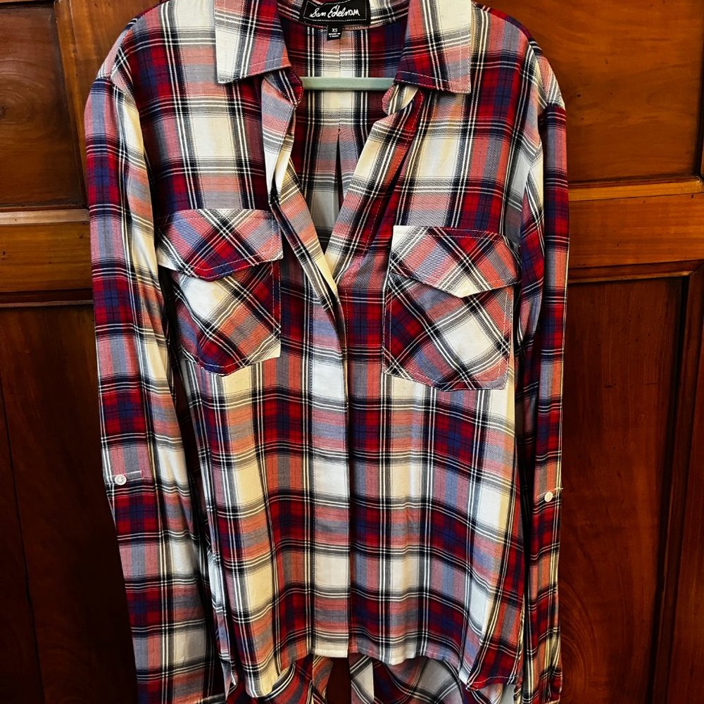 Sam Edelman split-back flannel